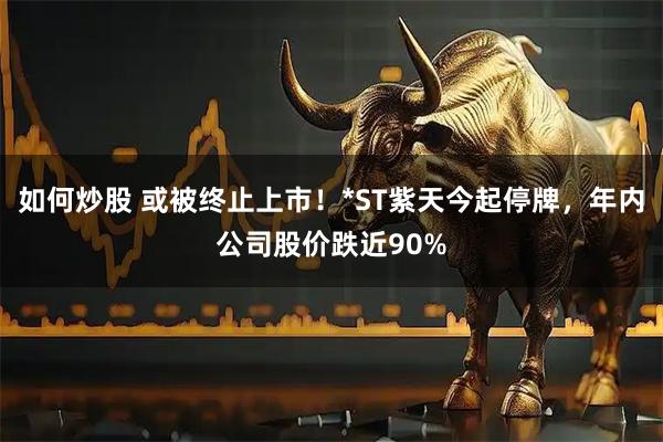 如何炒股 或被终止上市！*ST紫天今起停牌，年内公司股价跌近90%