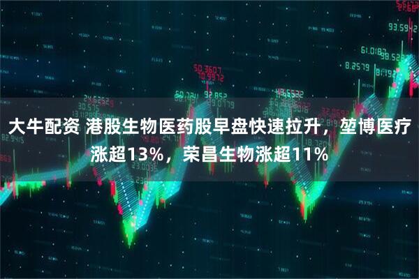 大牛配资 港股生物医药股早盘快速拉升，堃博医疗涨超13%，荣昌生物涨超11%