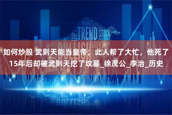 如何炒股 武则天能当皇帝，此人帮了大忙，他死了15年后却被武则天挖了坟墓_徐茂公_李治_历史